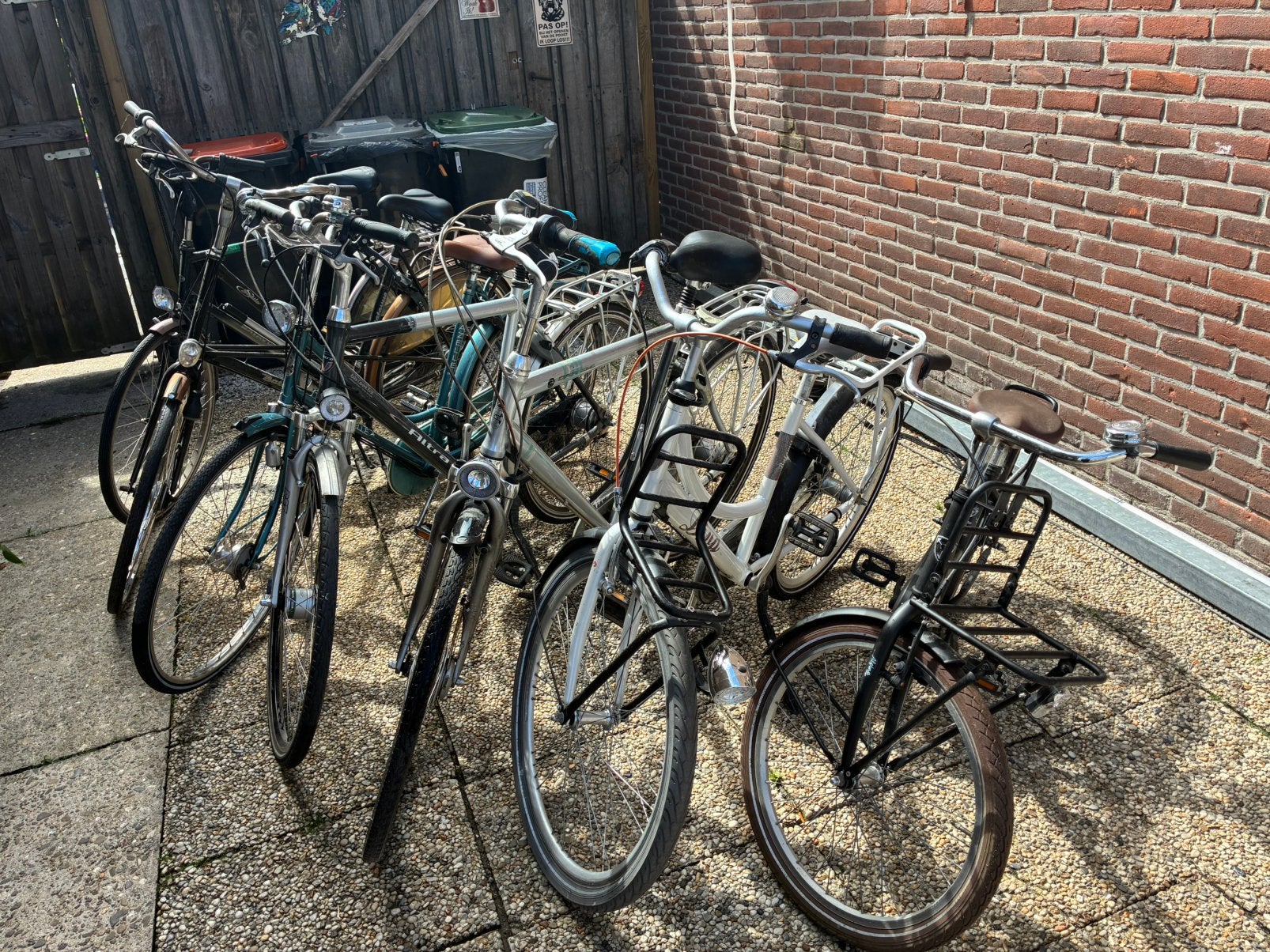 Partij heten dames en kinderfietsen 7 stuks, Fietsen en Brommers, Fietsen | Heren | Herenfietsen, Ophalen, ., Batavus, Zo goed als nieuw
