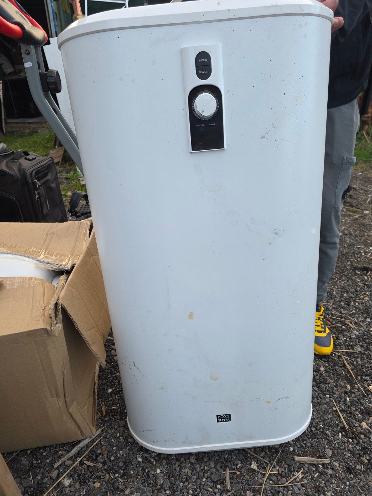 Wahlbach Flat 100 Liter Elektrische Boiler 2000W, Minder dan 85 cm, 3 kookzones of minder, Ophalen of Verzenden, Zo goed als nieuw