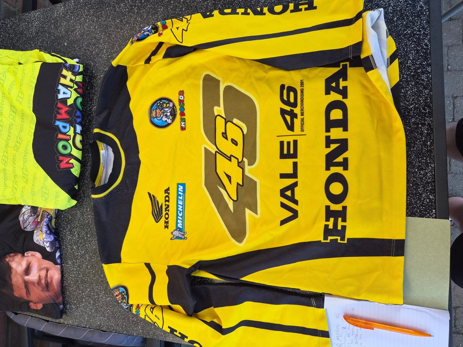 Valentino Rossi Honda Longsleeve - Geel/Zwart, Honda, Geel, Overige maten, Ophalen of Verzenden