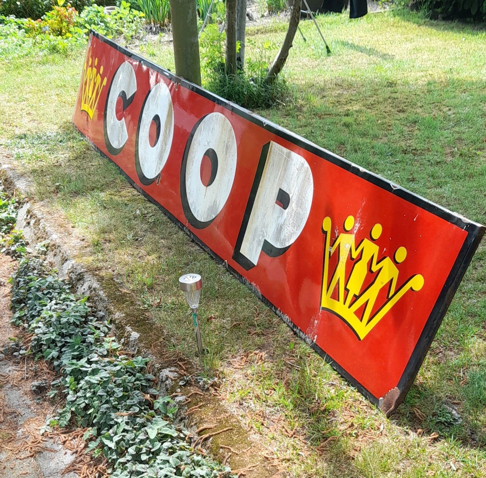 Coop, Ophalen, Reclamebord