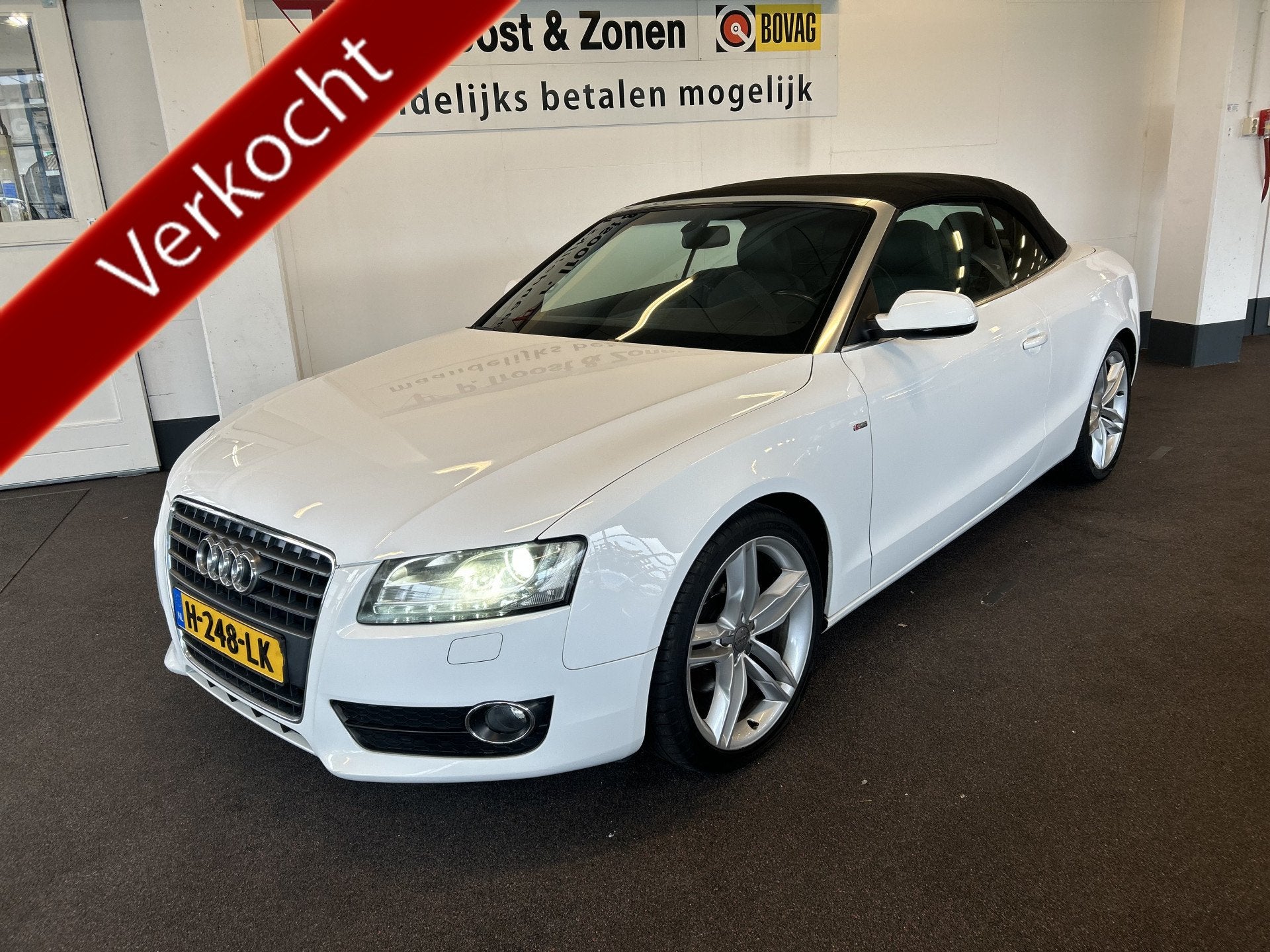 Audi A5 Cabriolet 1.8 TFSI Pro S-Line | Automaat | Lederen b, Auto's, Euro 5, Gebruikt, Zwart, 4 cilinders