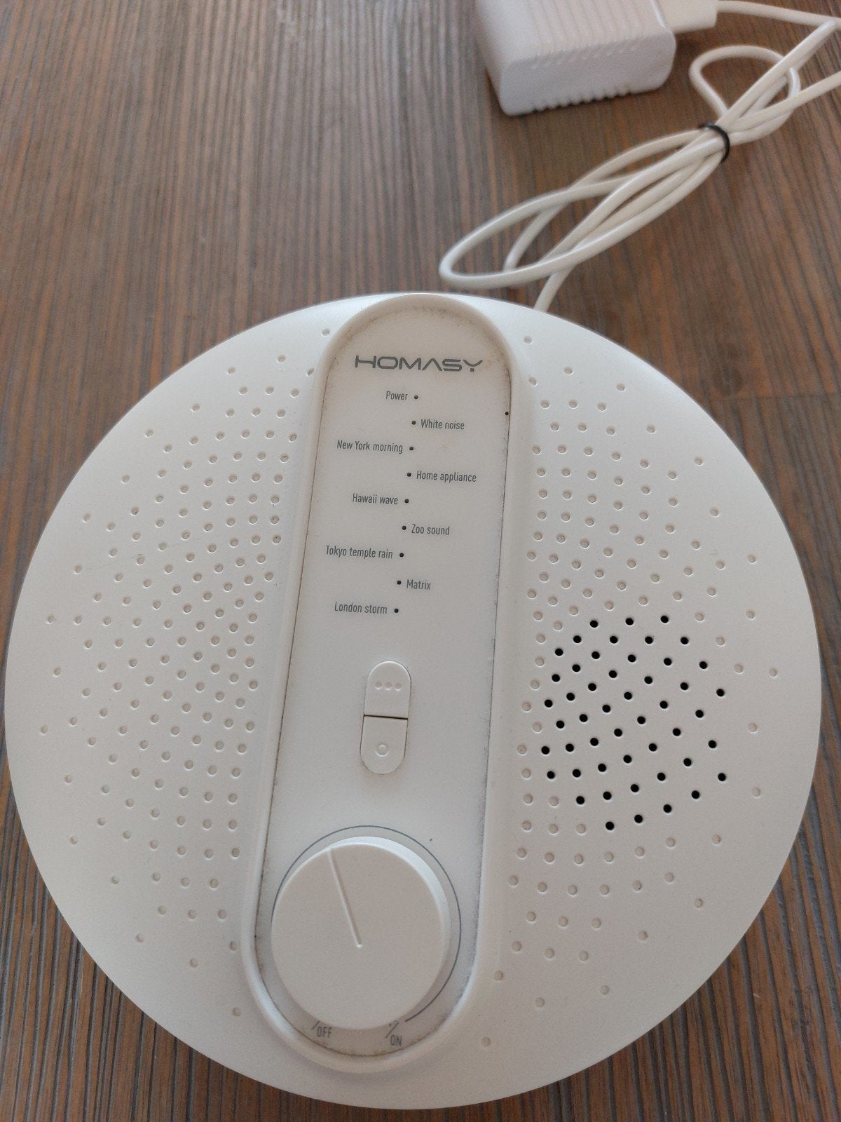 Homasy Witte Ruis Machine - Slaap en Ontspanning, Ophalen of Verzenden