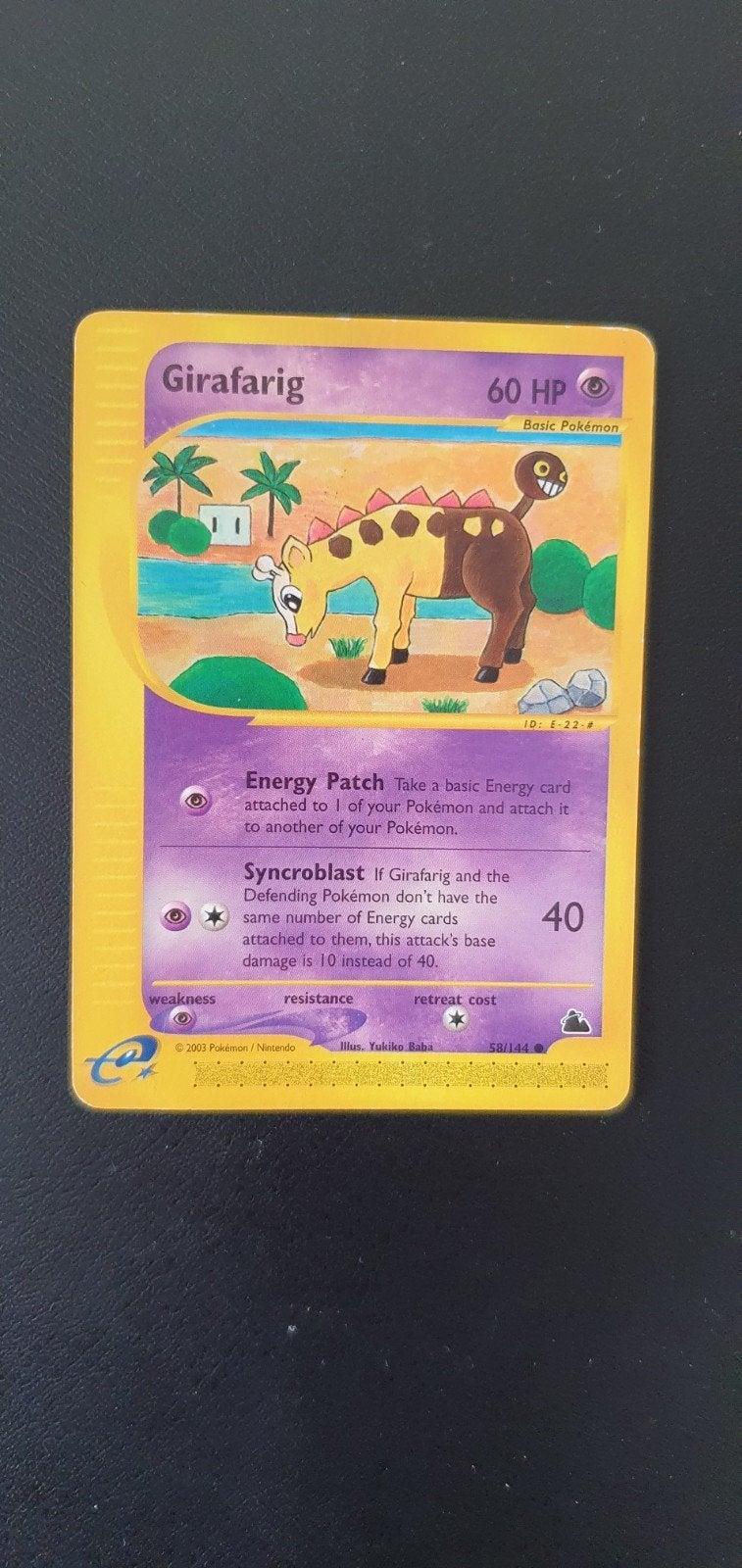 Girafarig 58/144 pokemon kaart, Ophalen of Verzenden