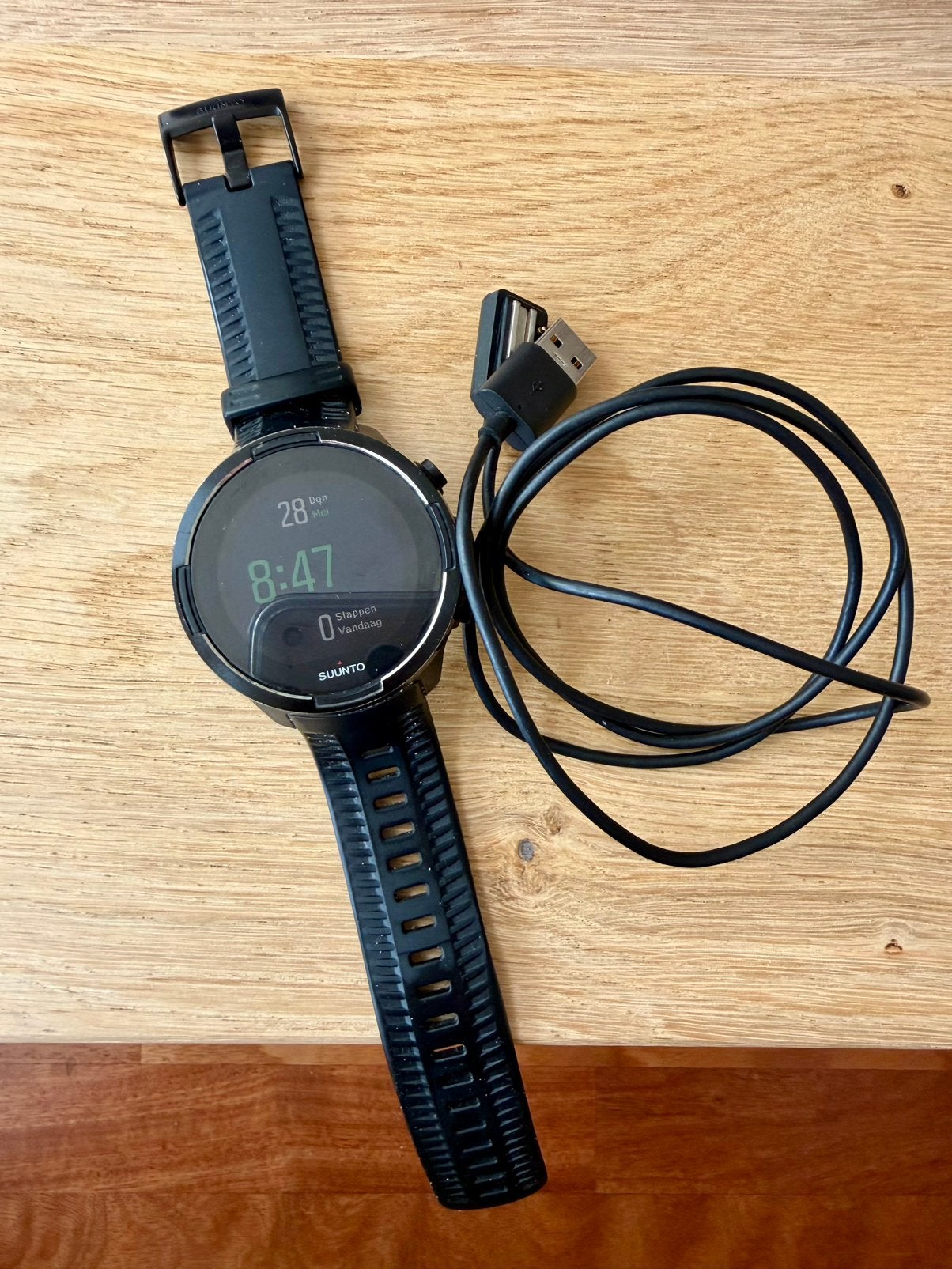Suunto 9 Baro - Multisporthorloge met GPS - Titanium Black, Zwart, Ophalen of Verzenden, Zo goed als nieuw, Android