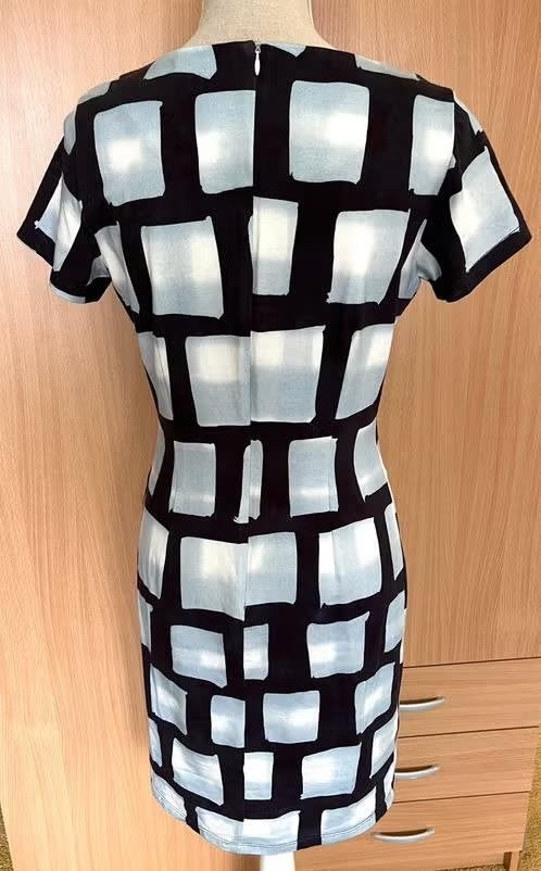van der Mark jurk maat 38, Kleding | Dames, Jurken, Maat 38/40 (M), Blauw, Ophalen of Verzenden, Zo goed als nieuw