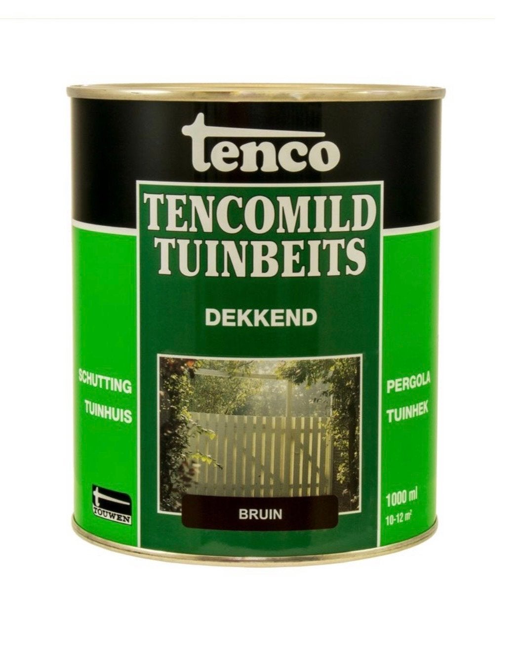 Tenco Tuinbeits Bruin 1 liter, Bruin, Nieuw, Beits, Ophalen of Verzenden