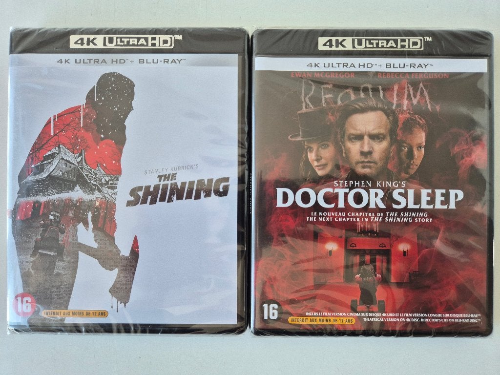 The Shining + Doctor Sleep - 4K UHD BD, Cd's en Dvd's, Blu-ray, Ophalen of Verzenden, Nieuw in verpakking, Horror