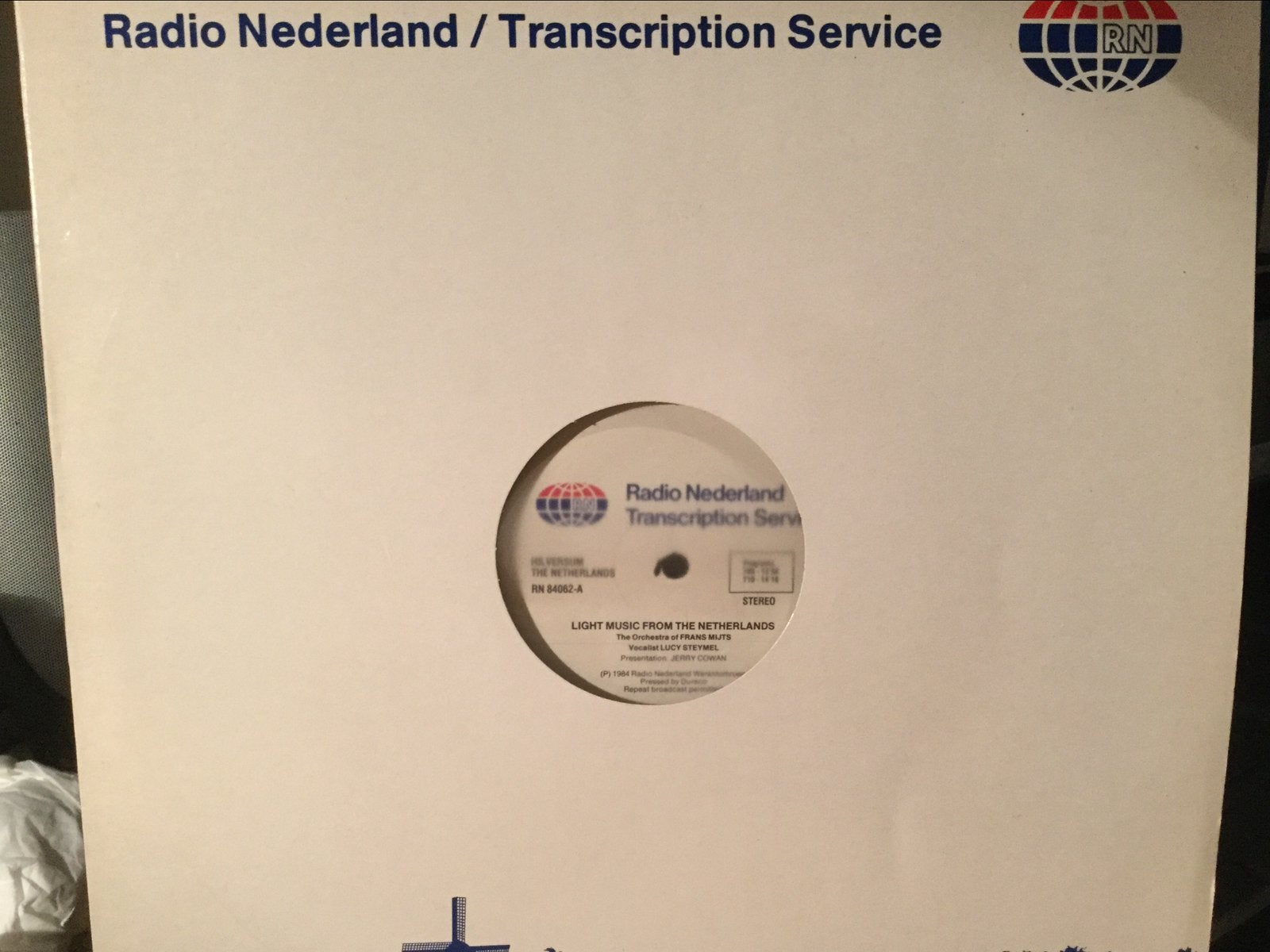Radio nederland transcription service. 8 exemplaren. Uniek, LP, Gebruikt, Pop, Overige formaten