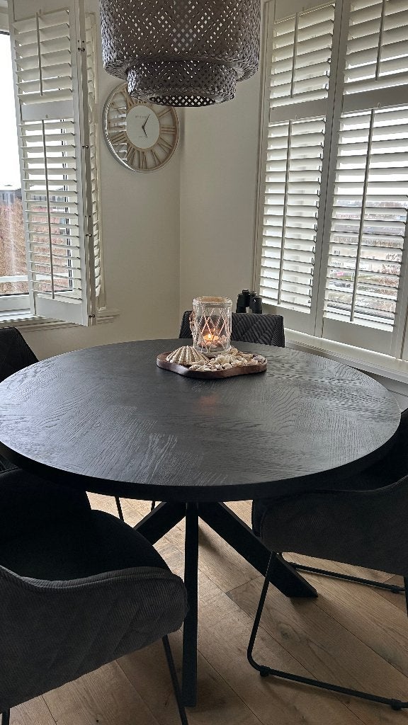Eettafel, Ophalen, Rond, Zo goed als nieuw, Vier personen