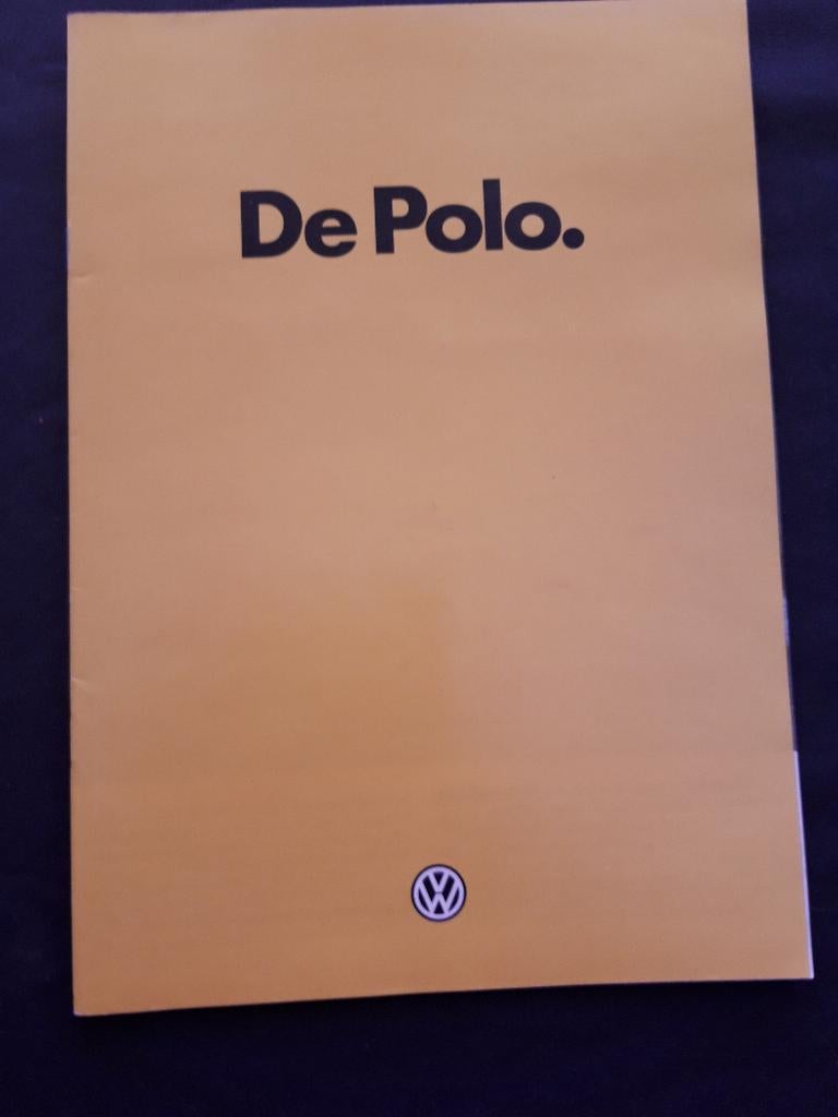 folder Volkswagen Polo 1981 - Nederlands, Ophalen of Verzenden, Zo goed als nieuw, Volkswagen