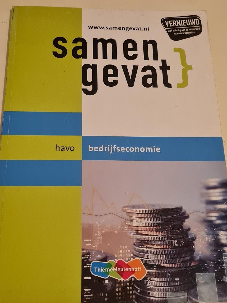 Samengevat bedrijfseconomie havo, Boeken, Schoolboeken, Verzenden, Zo goed als nieuw, Bedrijfseconomie of M&O, Drs. A. Maurer