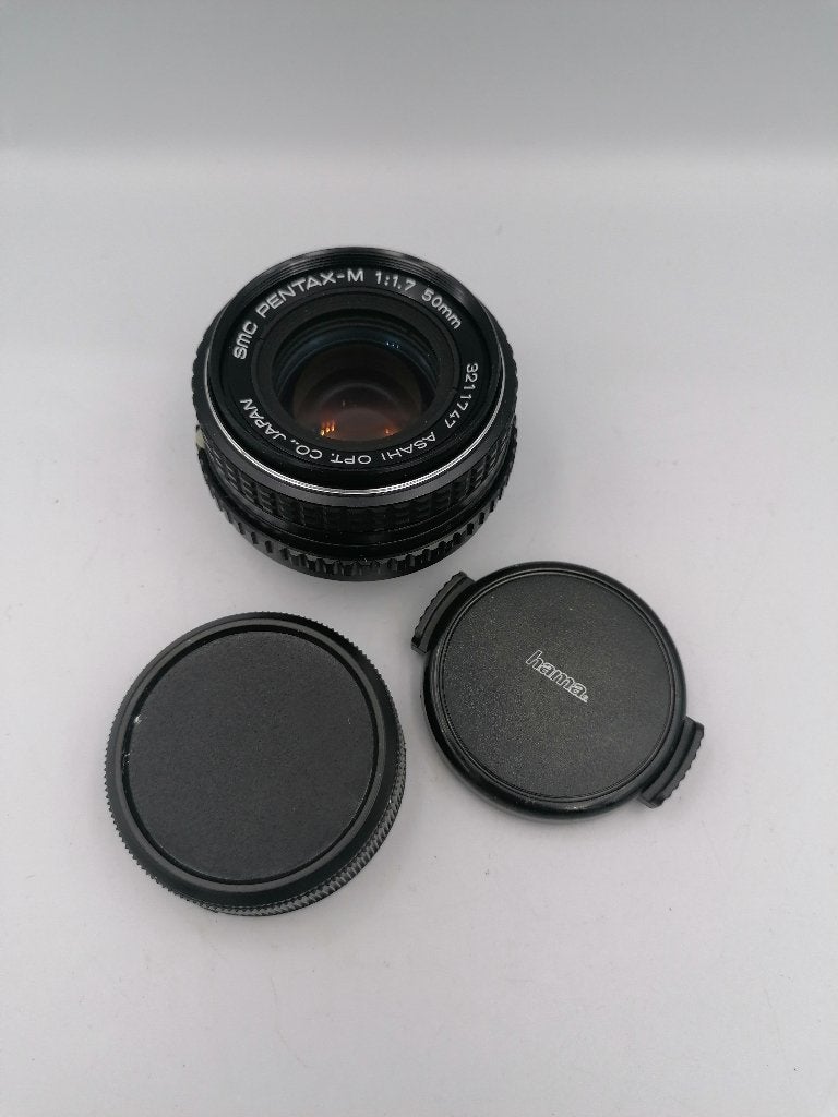 Vintage lens SMC Pentax-M 50mm f1.7 Clean, Ophalen of Verzenden, Standaardlens