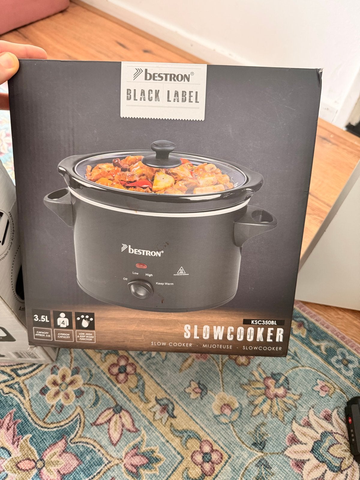 Bestron Black Label Slowcooker KSC350BL 3.5L, Huis en Inrichting, Ophalen, Nieuw