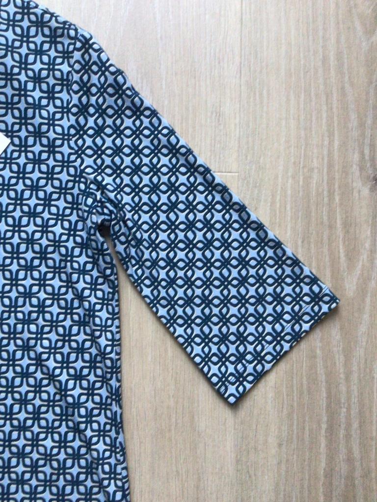 Surkana tuniek petrol patroon mt 36-38 Nieuw met kaartje 5,-, Kleding | Dames, Blouses en Tunieken, Ophalen of Verzenden, Nieuw