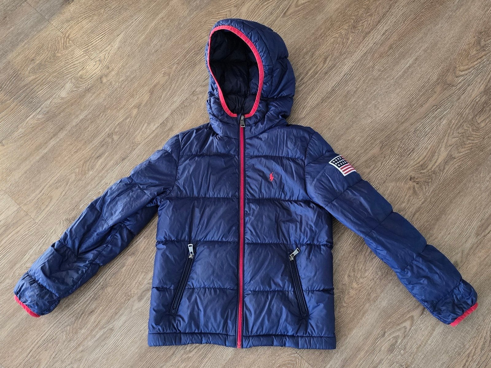 Ralph Lauren tussendoor jas marineblauw maat 8 jaar, Kinderen en Baby's, Jongen of Meisje, Ophalen of Verzenden, Zo goed als nieuw
