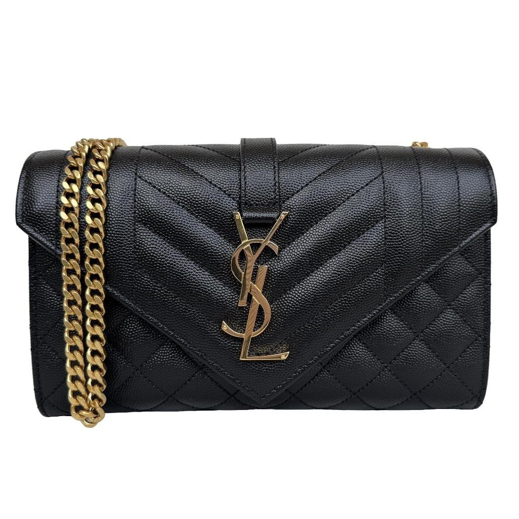 Saint Laurent yves YSL envelope small kalfsleer klein tas, Ophalen of Verzenden, Nieuw