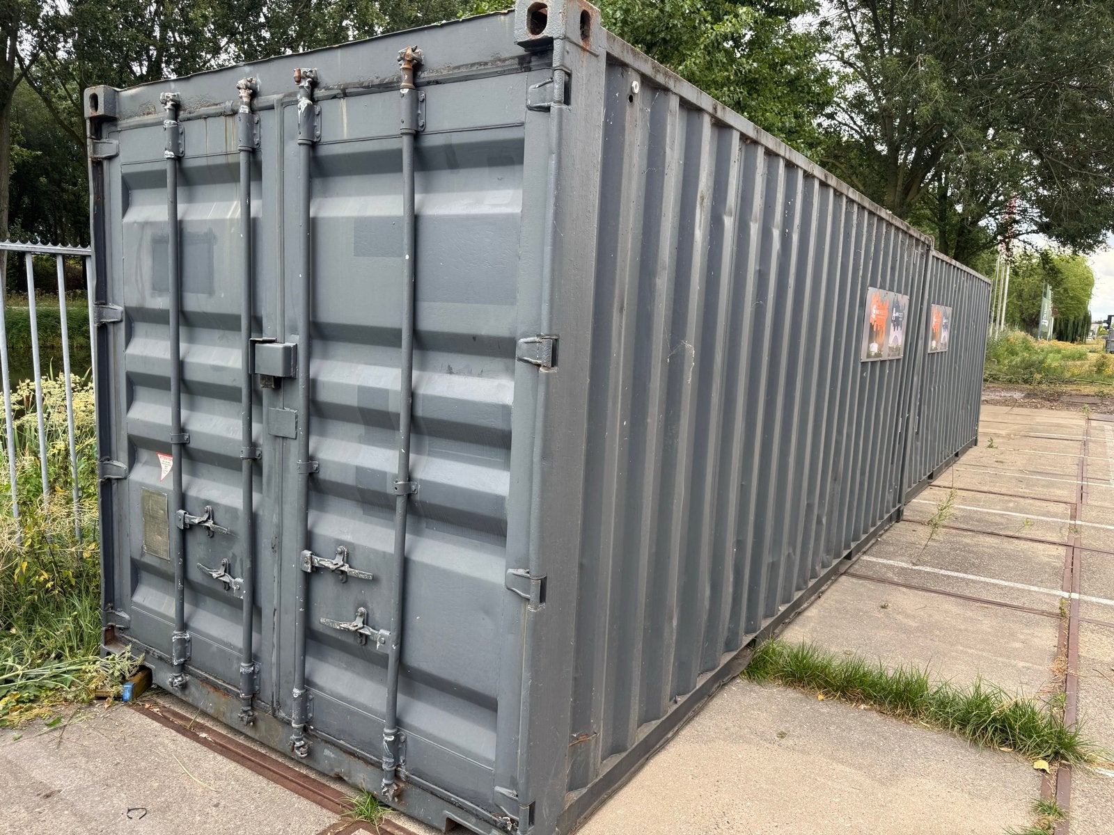 2x Zeecontainer 20ft - Opslag en Transport, Zakelijke goederen, Machines en Bouw | Keten en Containers, Ophalen