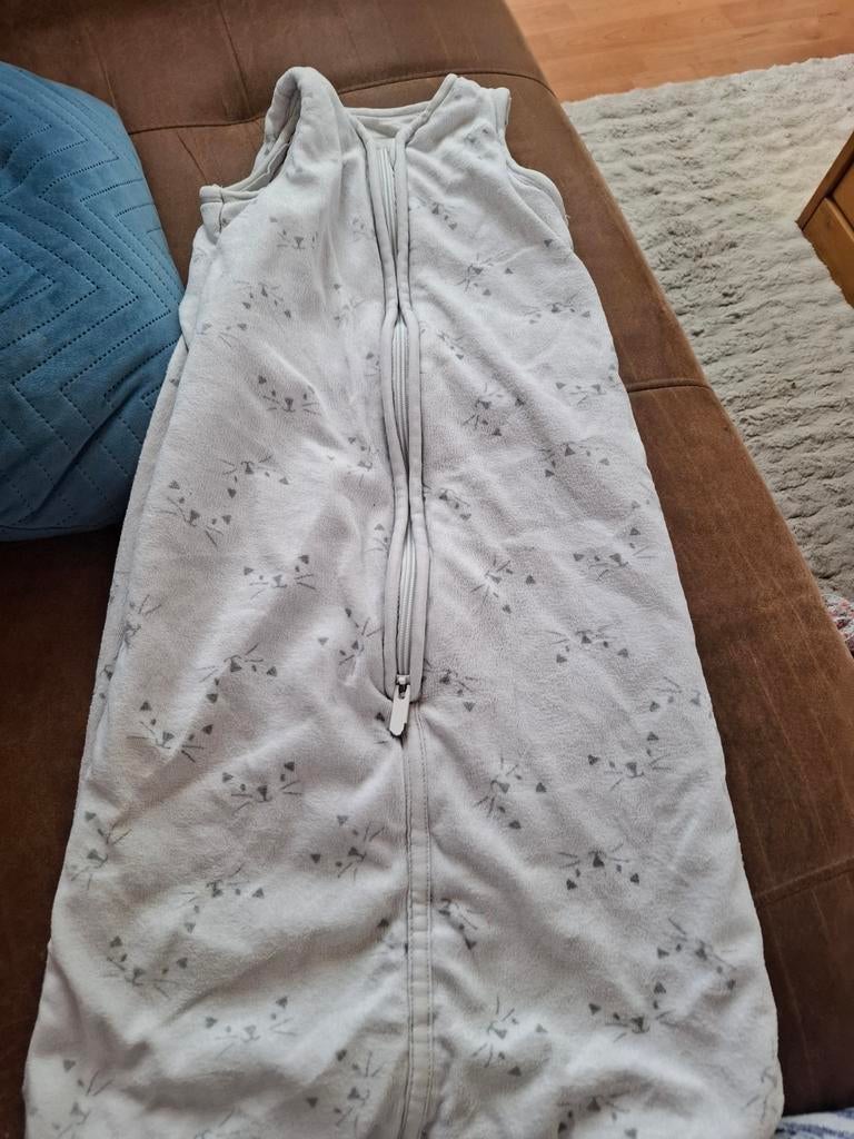 Comfortabele baby slaapzak met kattenprint, Ophalen, Gebruikt, 70 tot 85 cm, Slaapzak