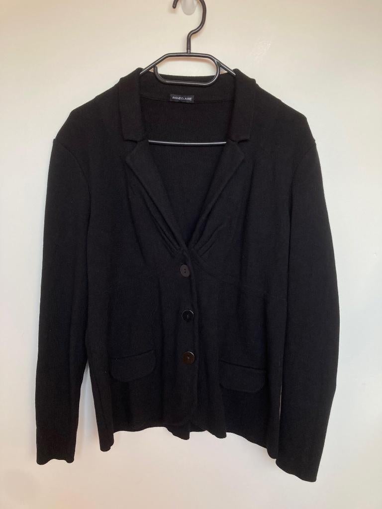 Anneclaire zwart vest jasje gebreid maat 36/38, Kleding | Dames, Truien en Vesten, Info@anneclaire.it, Zwart, Via Privata, 3 12061 Carrù (Cuneo)