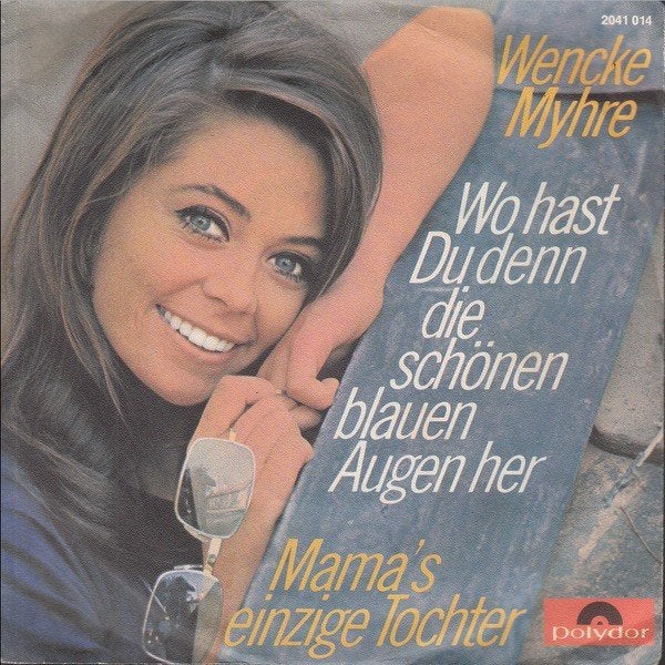 WENCKE MYHRE WO HAST DU DIE SCHÖNE BLAUE AUGEN HER NMINT!!, Verzenden, Zo goed als nieuw, Overige formaten, Levenslied of Smartlap