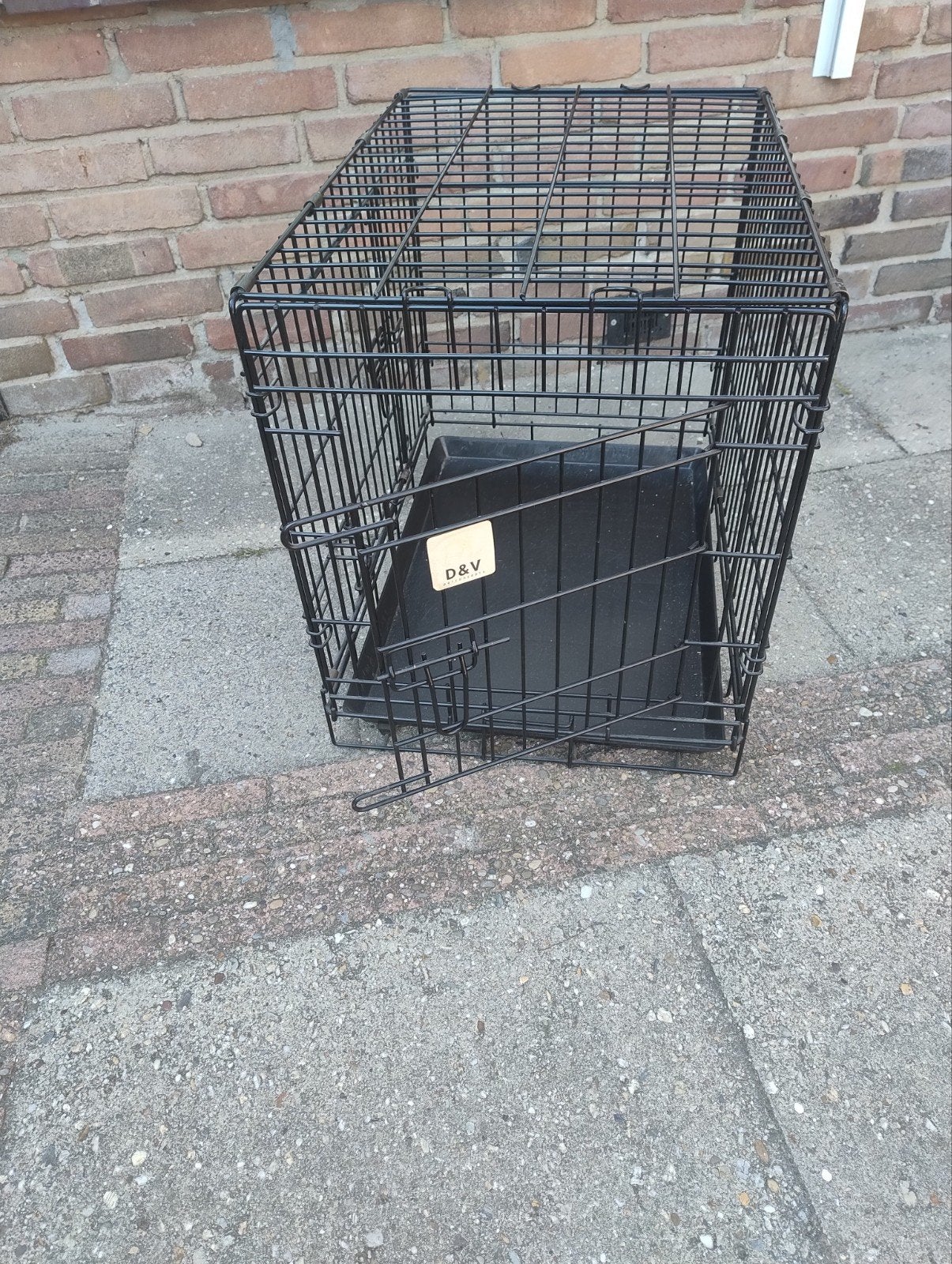 Bench zwart h52xb43xl60, Dieren en Toebehoren, Hondenhokken, Ophalen, Gebruikt, Minder dan 65 cm, Minder dan 75 cm
