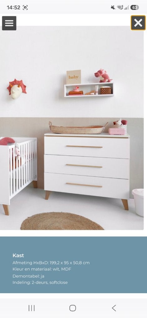 Baby kamer, Ophalen, Zo goed als nieuw, Jongetje of Meisje