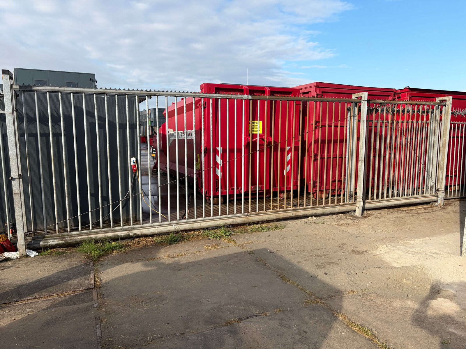 Schuifpoort schuifhek hek poort toegangspoort, Tuin en Terras, Ophalen, Met poort, Gebruikt, Spijlenhekwerk