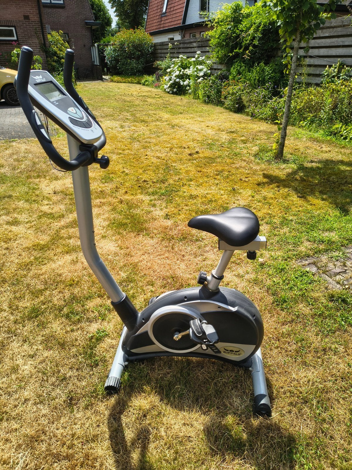 Buffalo Ergometer Hometrainer - ZGAN, Ophalen, Aluminium, Zo goed als nieuw, Benen