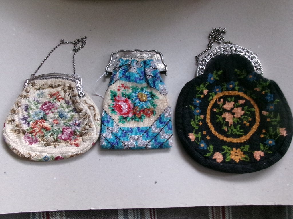 3 Zilveren beugeltjes/tasjes., Ophalen of Verzenden, Zilver