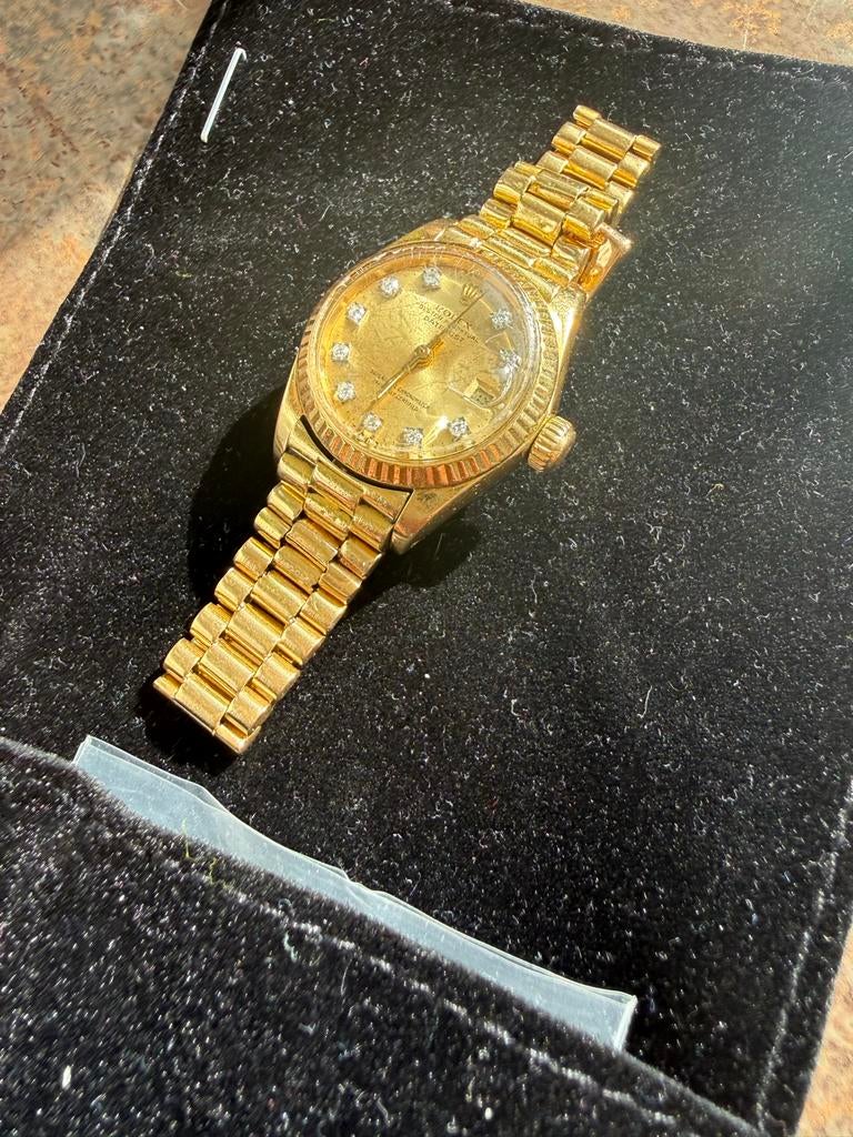 Gouden Rolex Datejust horloge, Gebruikt, Rolex, Polshorloge, Ophalen of Verzenden