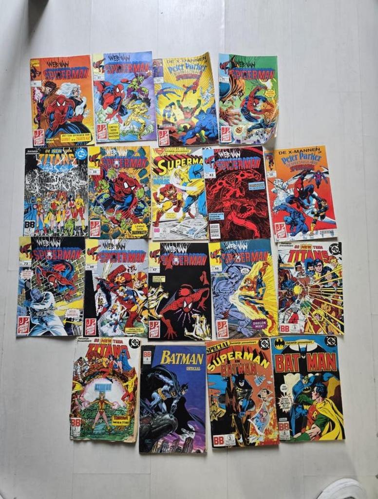 Marvel/Dc stips 1980-1990, Boeken, Meerdere comics, Ophalen of Verzenden, Gelezen, Europa