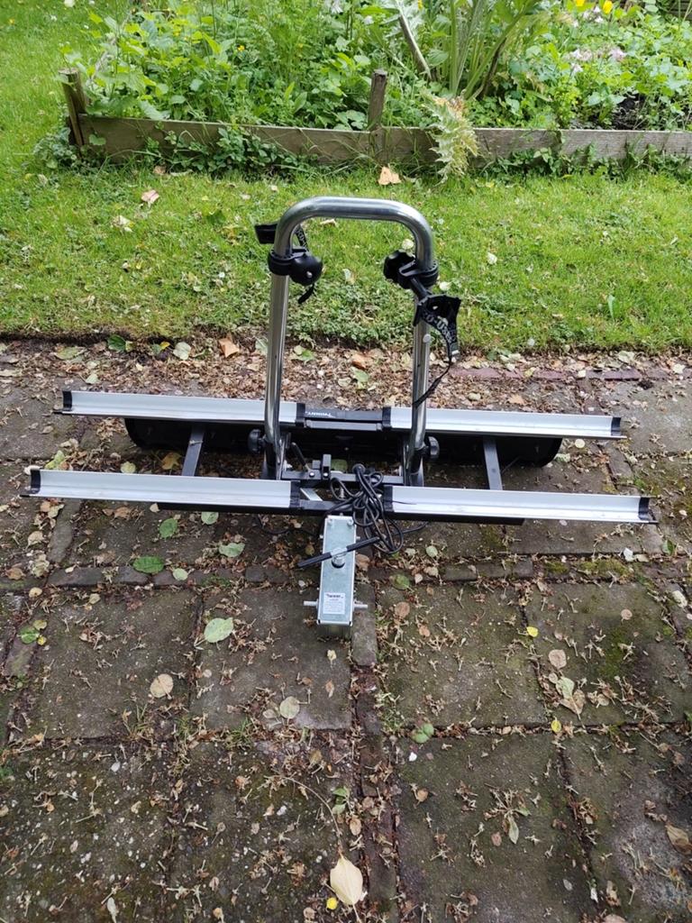 Twinny load ebase fietsendrager voor 2 ebikes, Auto diversen, Fietsendragers, Ophalen of Verzenden, Gebruikt, Trekhaakdrager