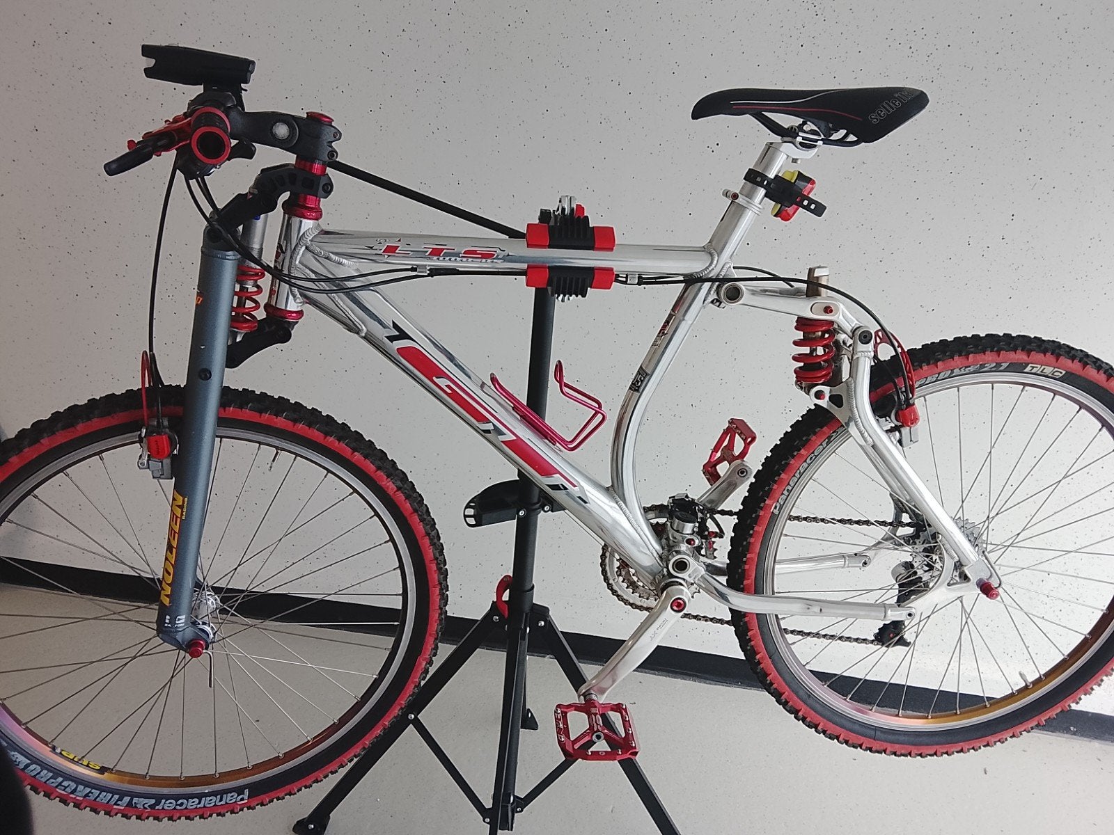 GT LTS Fully downhill retro shimano xt magura, Fietsen en Brommers, Gebruikt, Ophalen, Overige merken, Velgrem