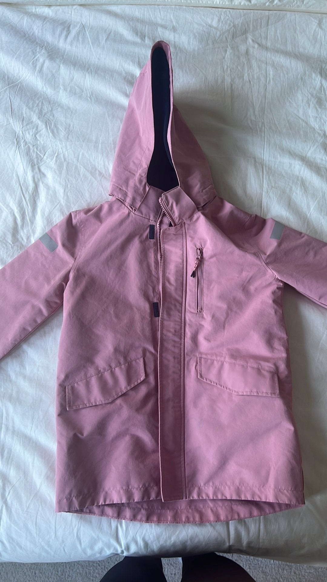 Meisjes roze herfst jas maat 128-134, Ophalen of Verzenden, Zo goed als nieuw, Meisje, Jasje