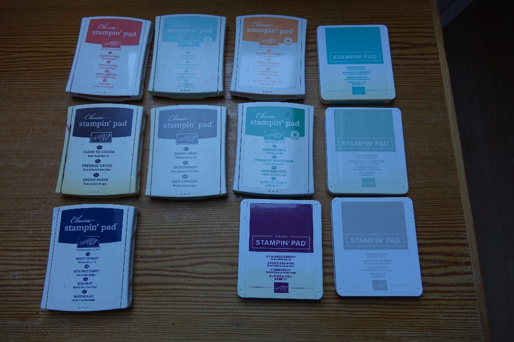 Stampin' Up inktpads, Ophalen of Verzenden, Gebruikt, Inkt, Foam of Stempelhouder