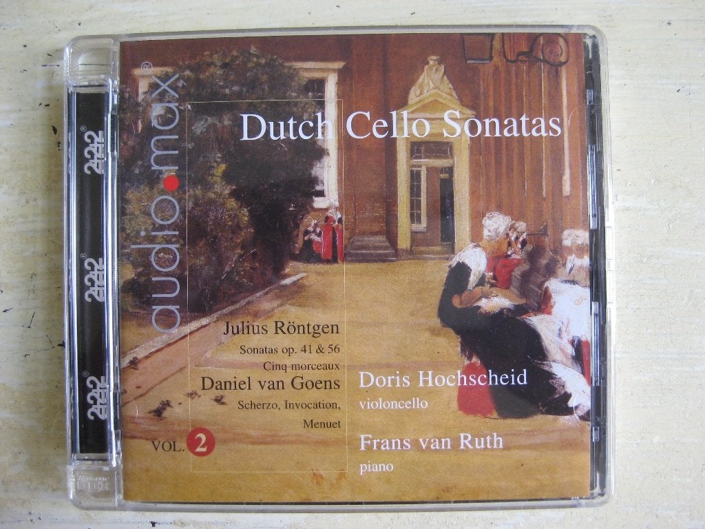 Röntgen, van Goens: cellosonatas: Hochscheid, van Ruth, Kamermuziek, Ophalen of Verzenden, Zo goed als nieuw, Romantiek