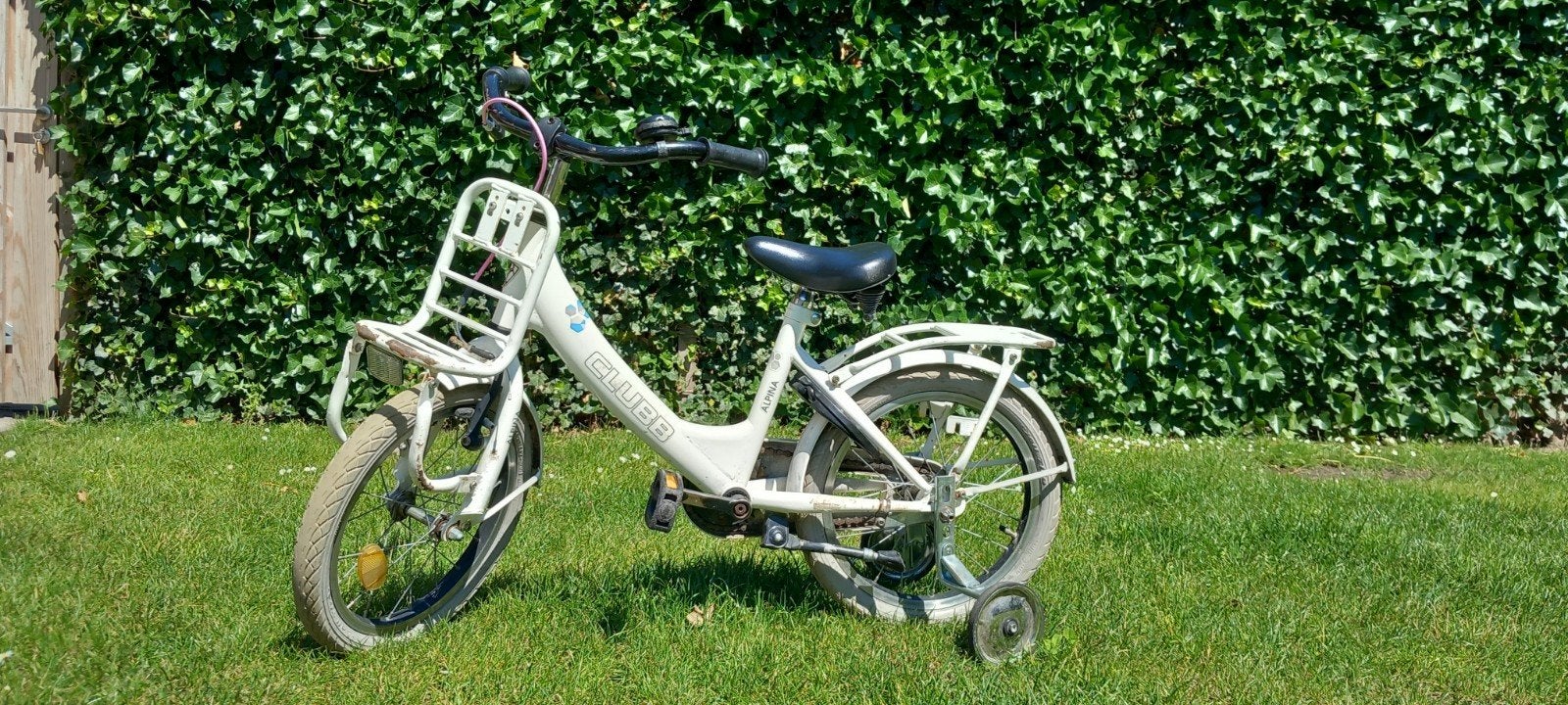 Alpina Clubb kinderfiets met zijwieltjes, Fietsen en Brommers, Ophalen, Gebruikt, 16 tot 20 inch, Zijwieltjes