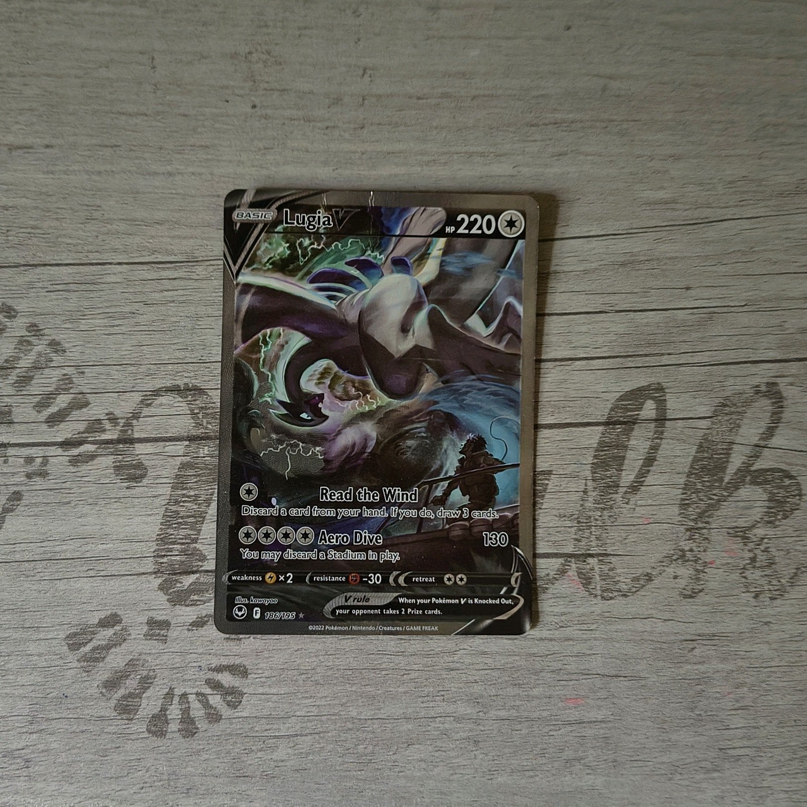 lugia V, Ophalen of Verzenden, Gebruikt, Losse kaart, Foil