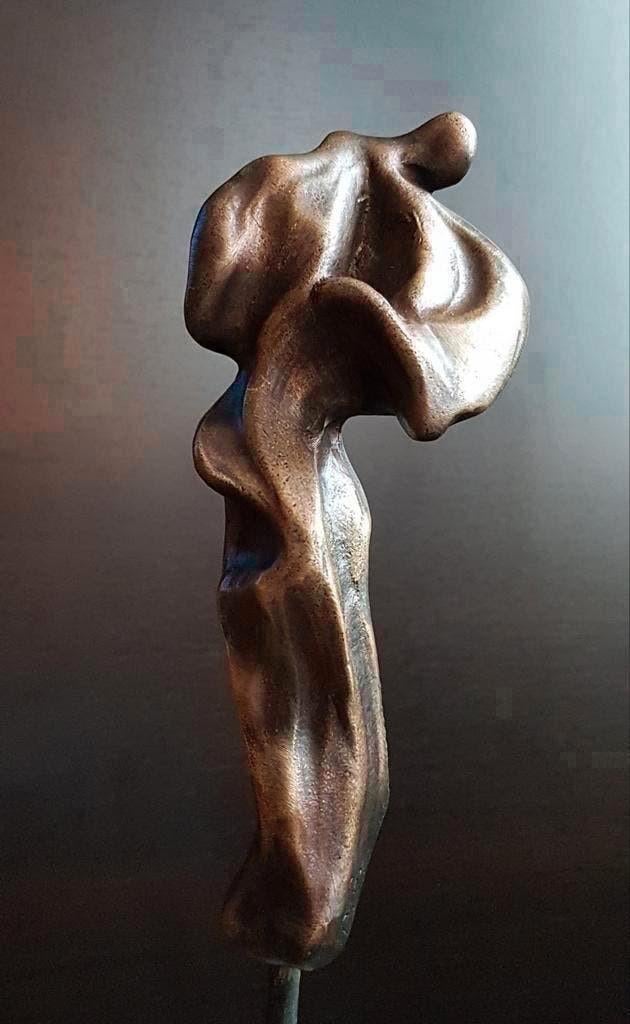 Brons beeld torso nude abstract bronze sculpture, Antiek en Kunst, Antiek | Koper en Brons, Ophalen of Verzenden, Brons