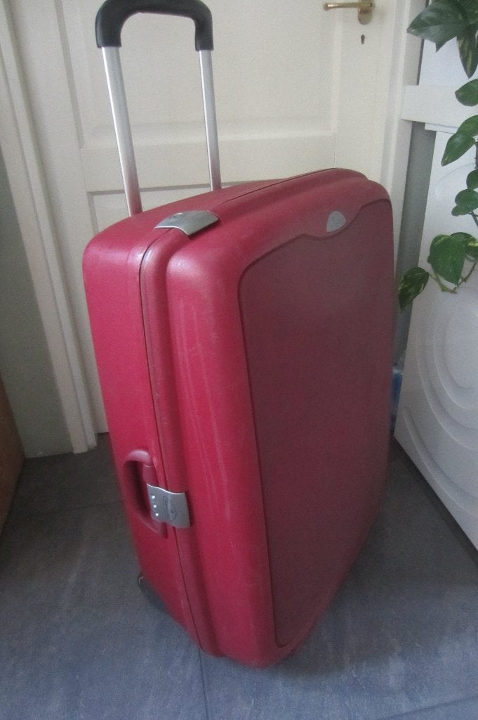 Samsonite koffer 80x50x30 uitschuifbare trekbeugel, Sieraden, Tassen en Uiterlijk, Ophalen, Hard kunststof, 45 tot 55 cm, Zo goed als nieuw
