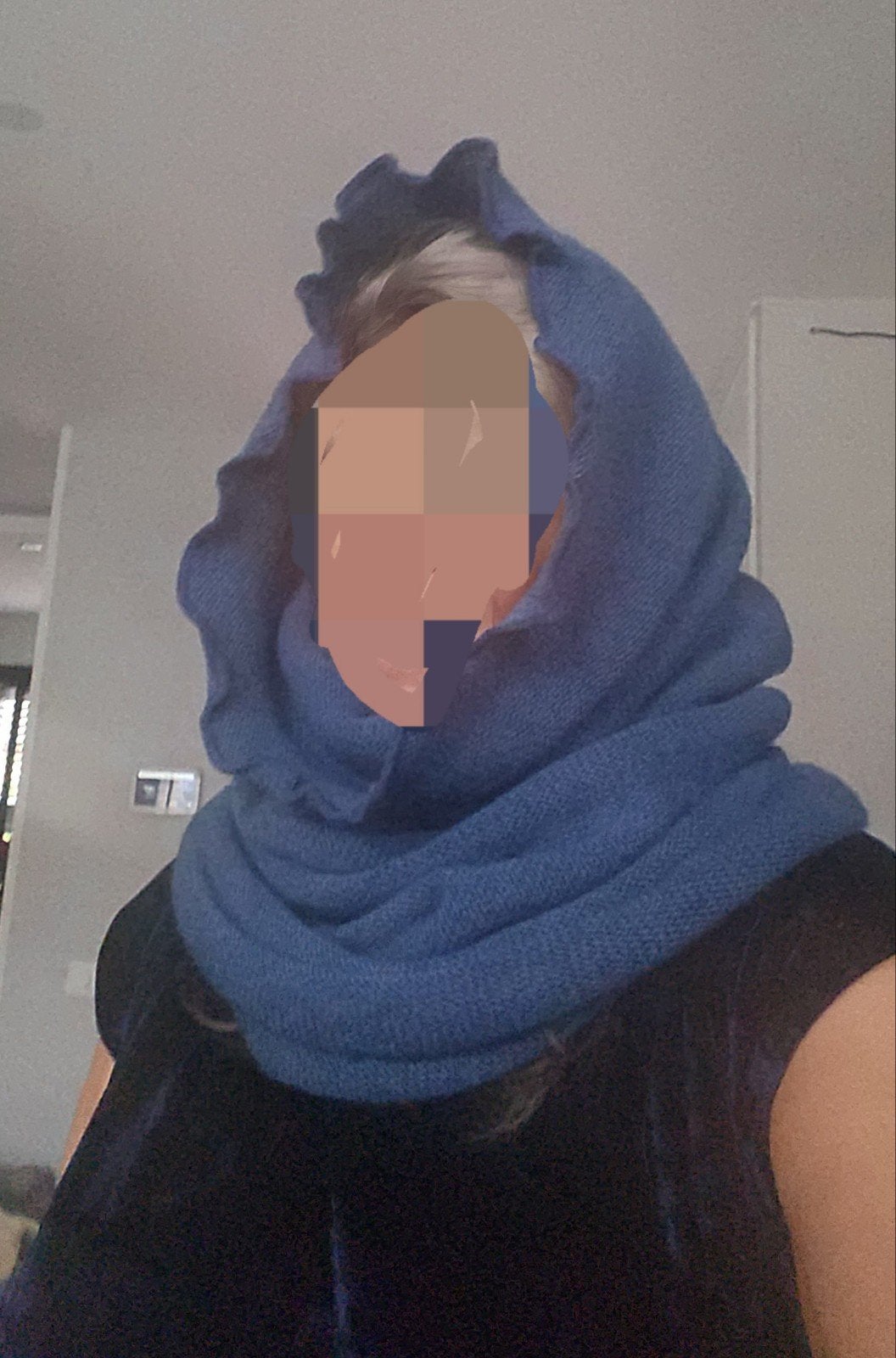 Prachtige Nieuwe gebreide Balaklava Cool Sjaal, Ophalen of Verzenden, Nieuw, Maat 46/48 (XL) of groter, Sjaal
