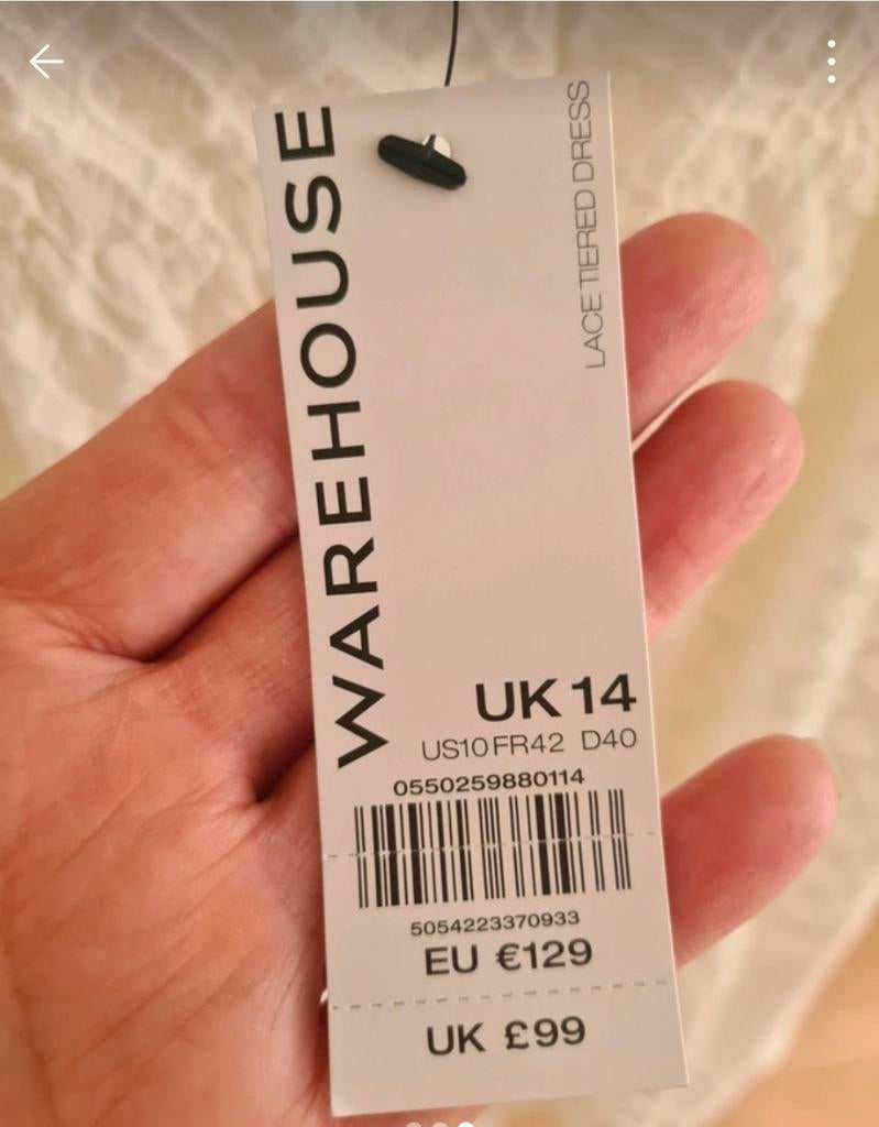 Nieuwe Warehouse lange jurk, maat 40, met prijskaartje, Ophalen of Verzenden