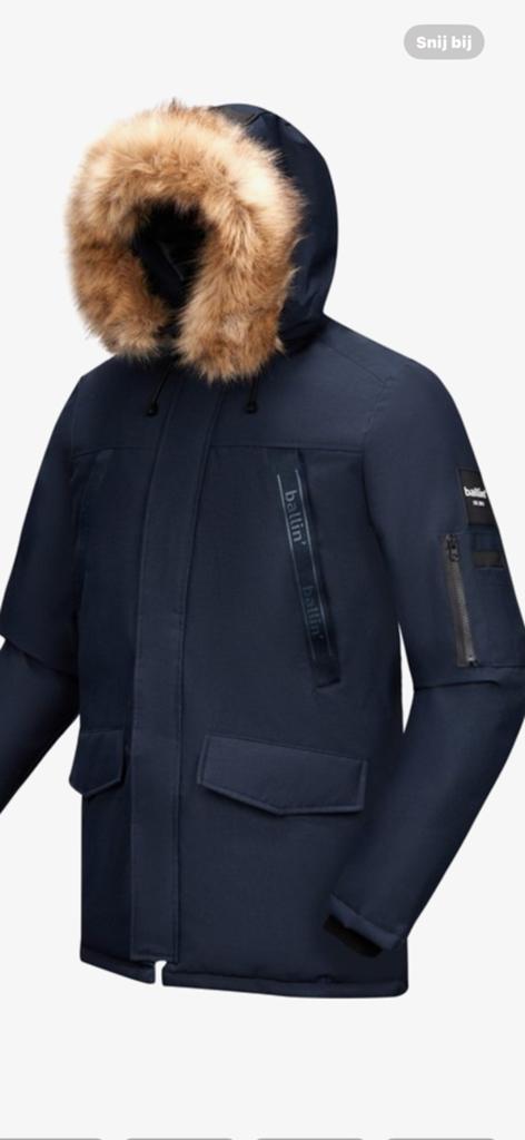 Nieuwe heren winterjas Ballin maat Xl/ valt als Grote L, Ophalen of Verzenden, Zo goed als nieuw, Maat 56/58 (XL), Zwart