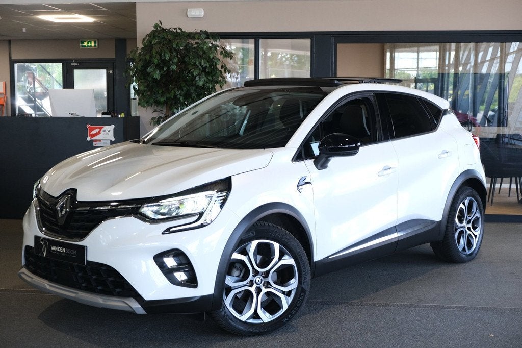 Renault Captur 1.6 E-Tech plug-in hybrid 160 techno Pano Led, Auto's, Renault, Bedrijf, Te koop, Captur, ABS, Achteruitrijcamera