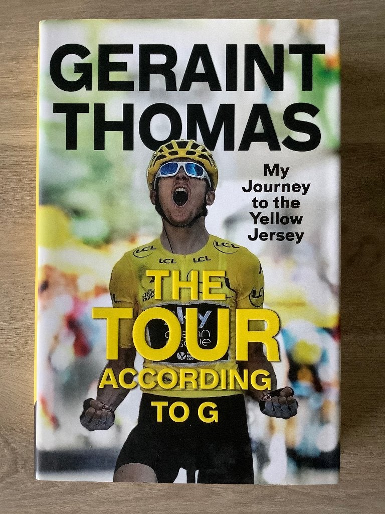 Geraint Thomas - The Tour According to G, Geraint Thomas, Lopen en Fietsen, Ophalen of Verzenden, Zo goed als nieuw