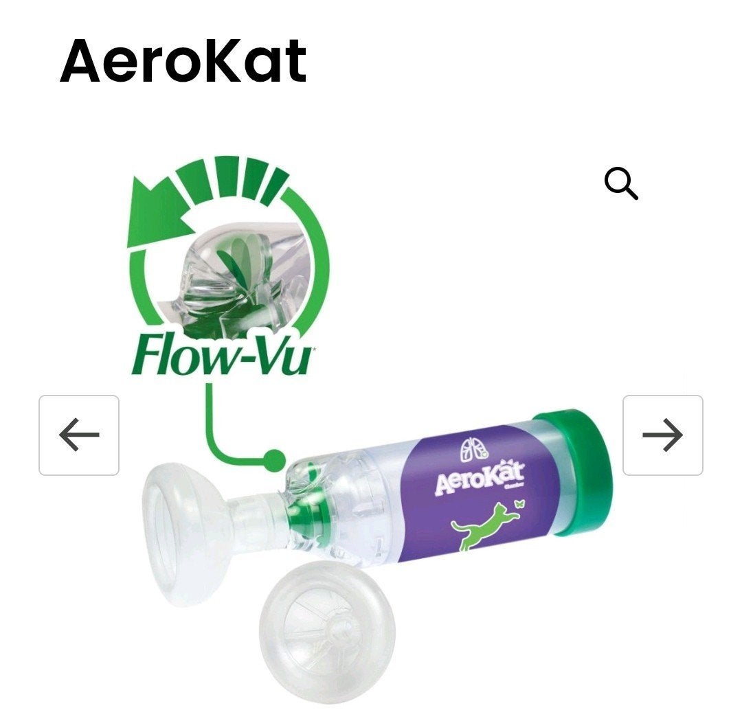 Aerokat Inhalator met 2 maten maskers, Ophalen, Zo goed als nieuw