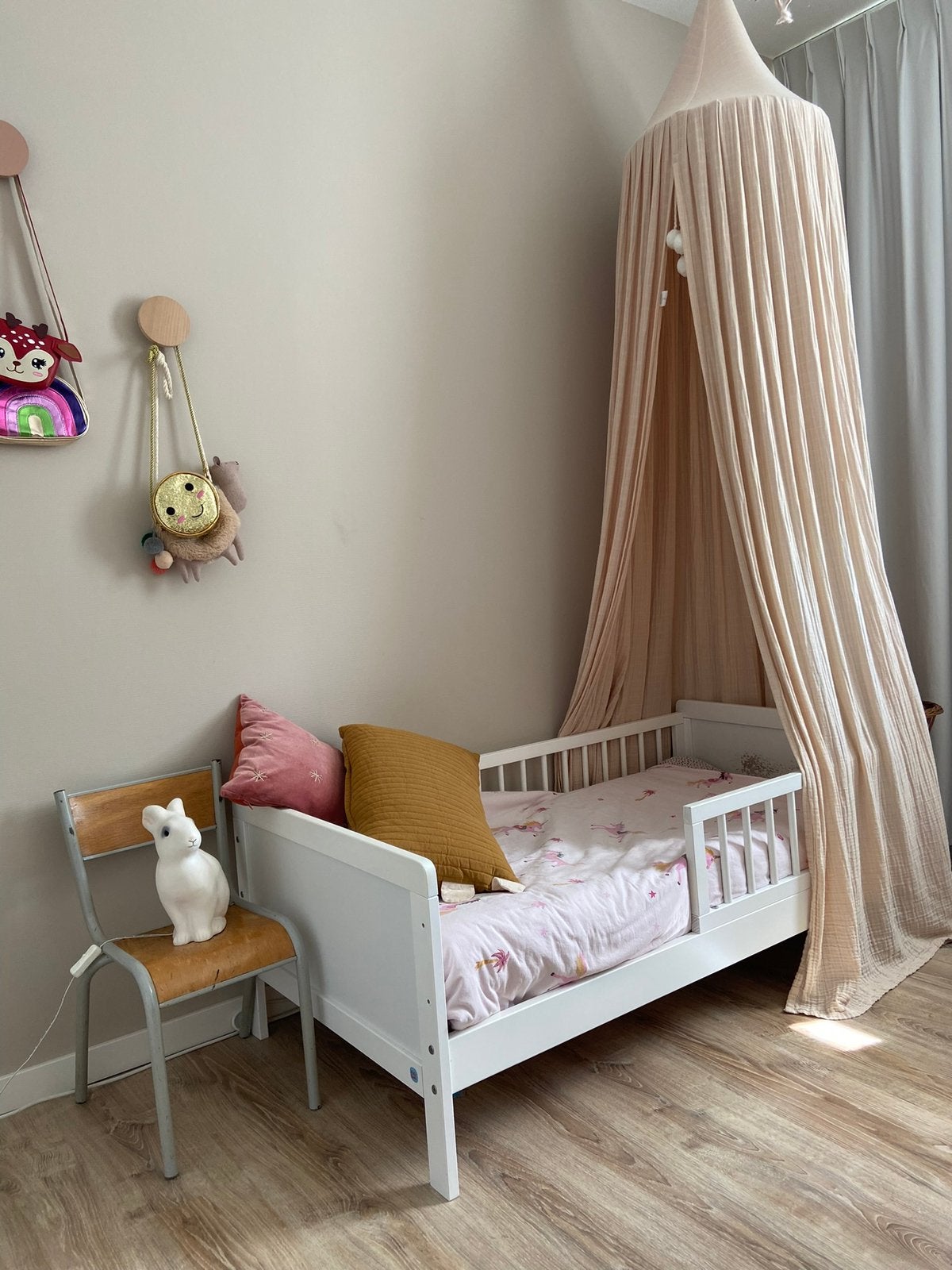 Petite Amélie peuterbed 70x140 wit incl. matras, Kinderen en Baby's, Ophalen, Gebruikt, Jongetje of Meisje