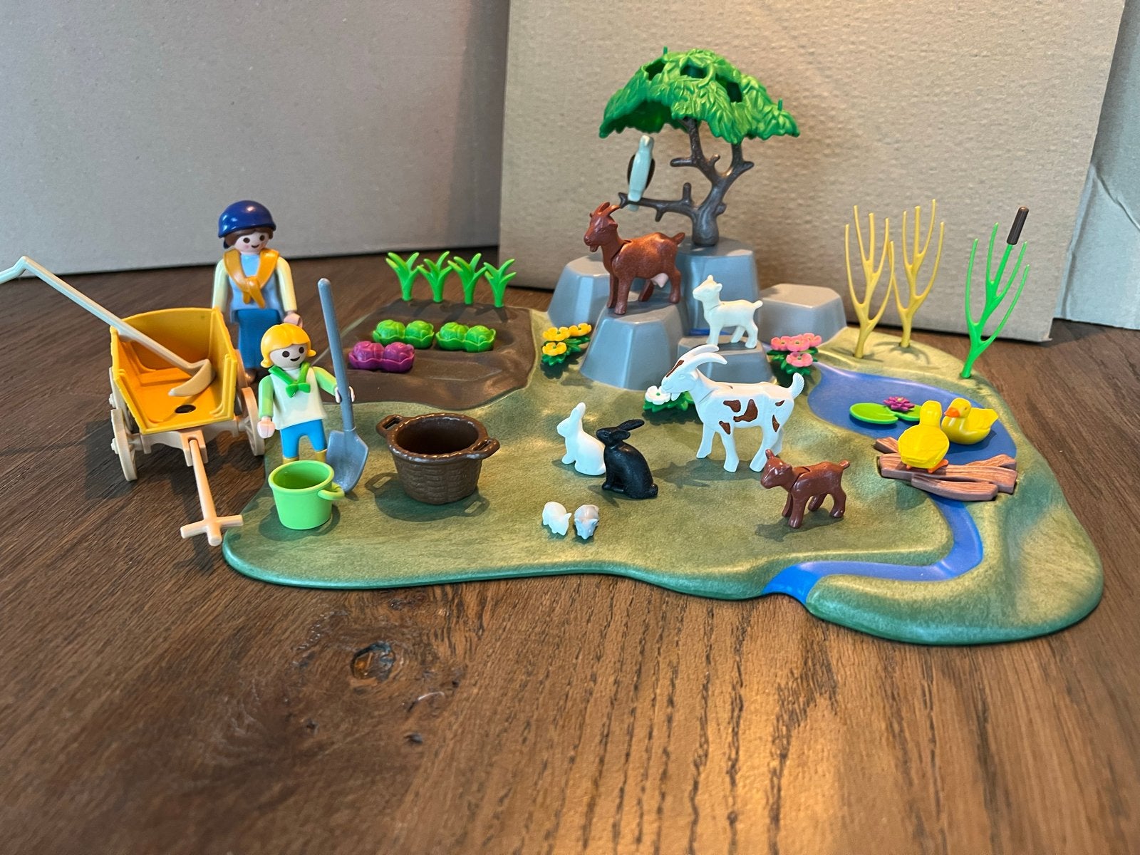 Playmobil Moestuin met veel Dieren, Gebruikt, Complete set, Overige typen, Ophalen of Verzenden
