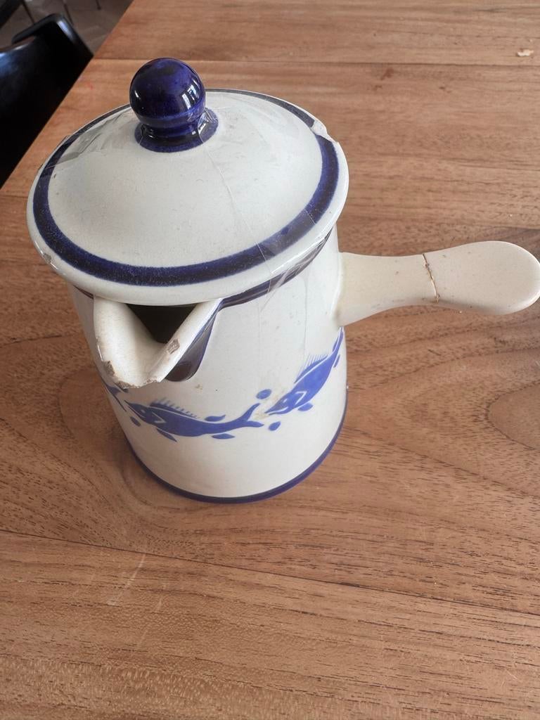 Antieke Siroopkan "De Baarsjes" Amsterdam, Antiek en Kunst, Antiek | Keramiek en Aardewerk, Ophalen of Verzenden