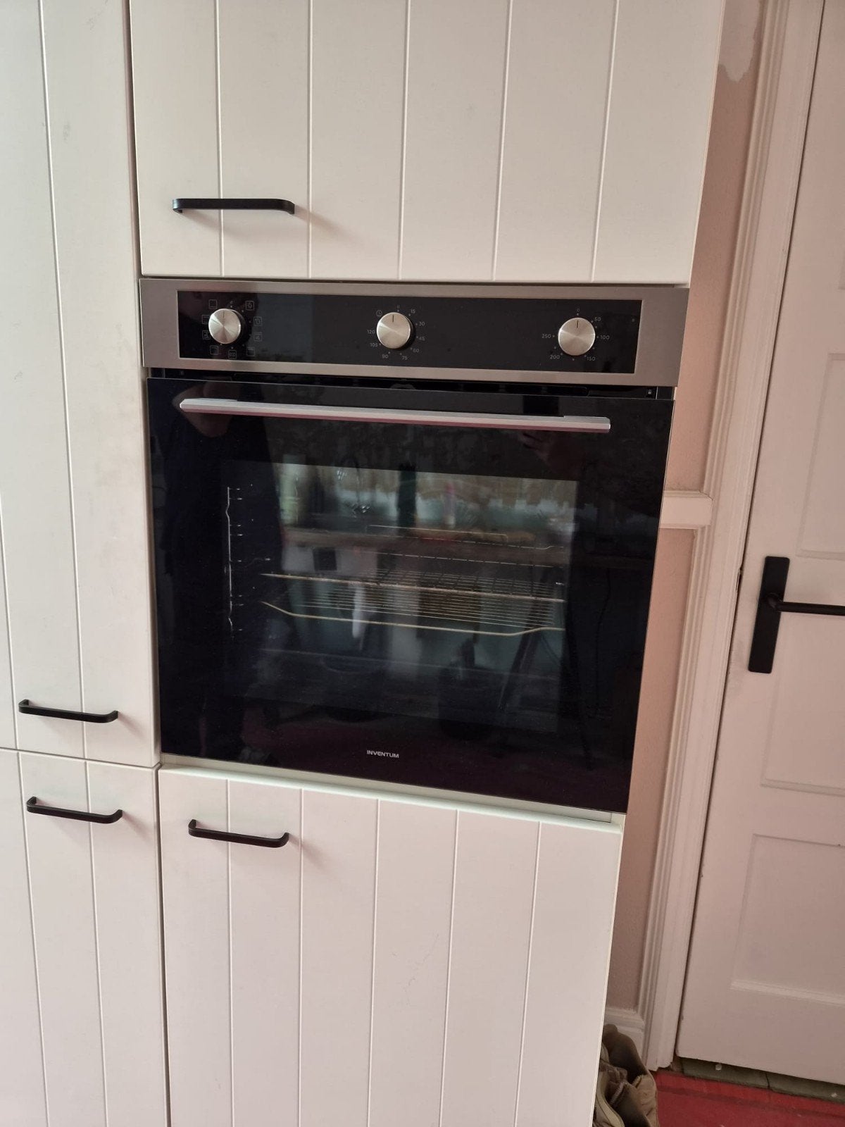 Inventum Inbouw Heteluchtoven - Zo goed als nieuw, Witgoed en Apparatuur, Ovens, Ophalen, Hete lucht, Inbouw, 55 tot 60 cm
